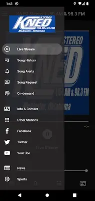 KNED AM 1150 android App screenshot 2